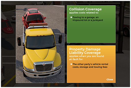 Electric Insurance Auto Interactive Image